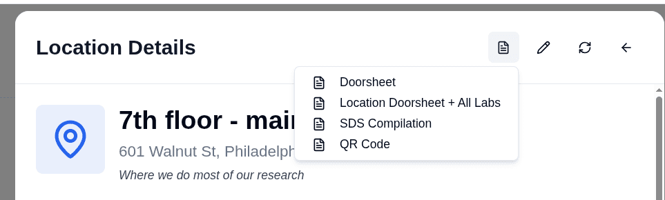 Location PDFs