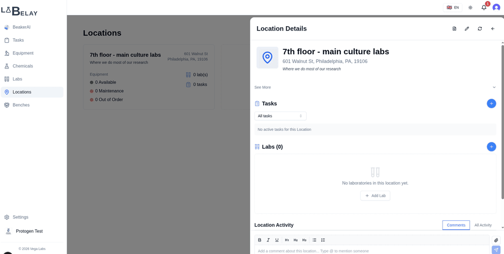 Adding a Location Task